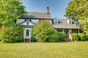 Terre Haute Manor Farmhouse with Gardens and Deck!